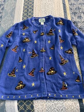 Quacker Factory Be Witchy Halloween Sweater size M
